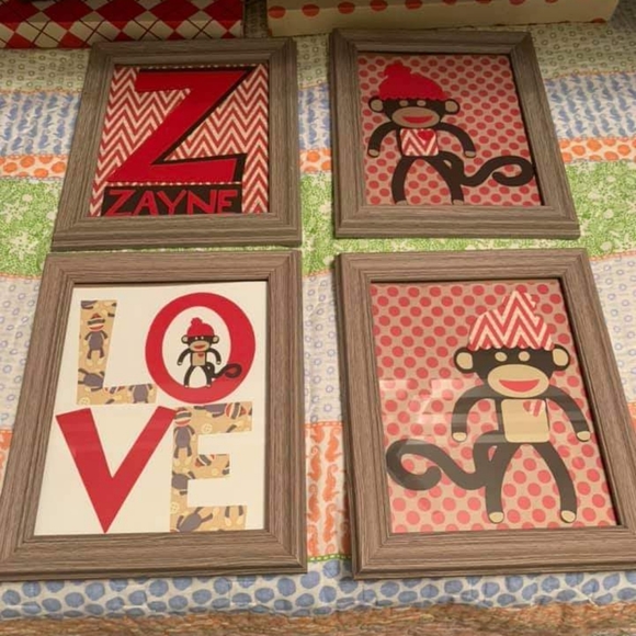 Sock monkey decor - Picture 5 of 8